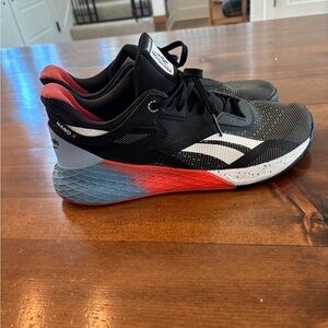 Reebok Cross Fit Nano X Black and Red Training Sneakers - 13